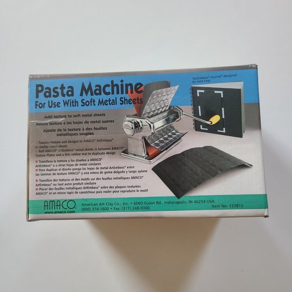Amaco Pasta Machine For Use With Polymer Clays And Soft Metal Brand New - Picture 4 of 6